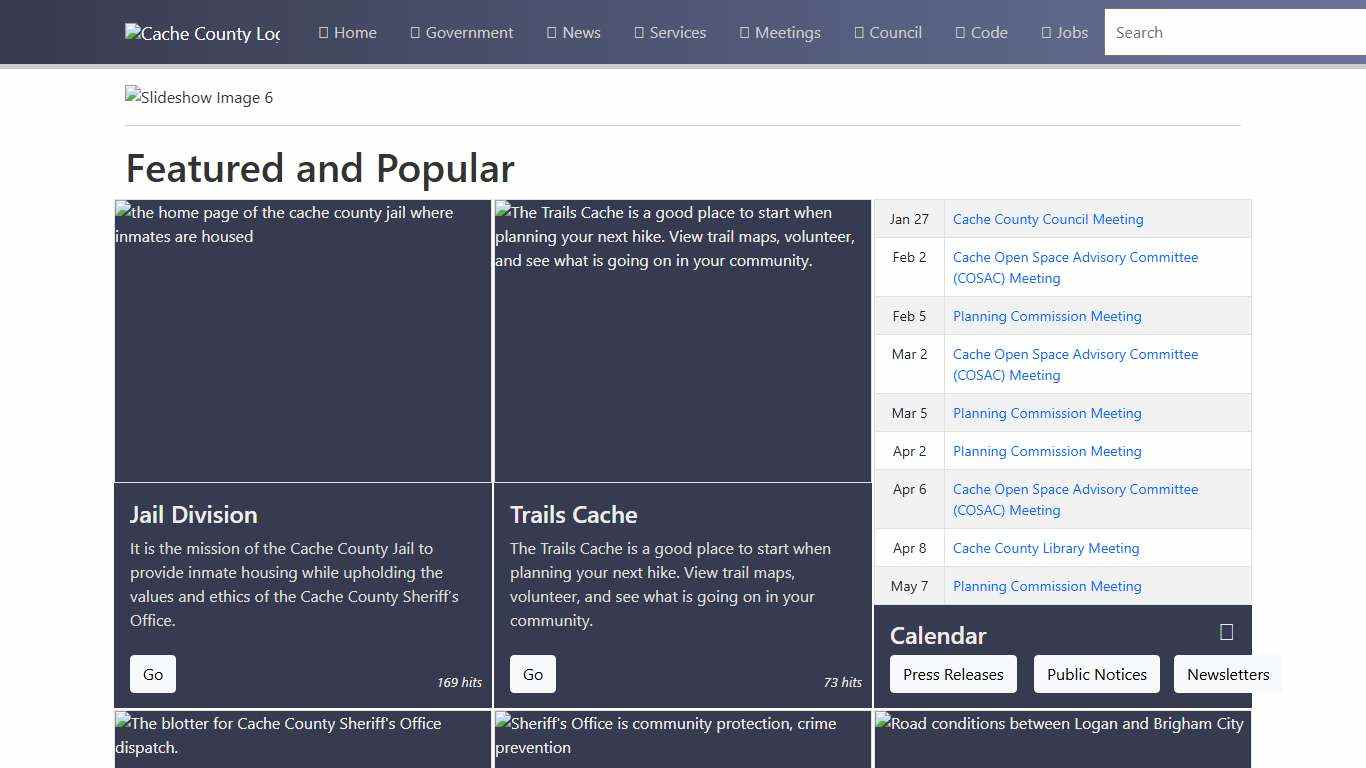 Official Site of Cache County, Utah - Home